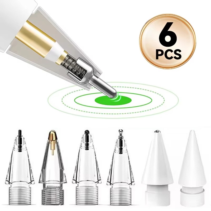 Stylus Replacement Tip - 6 In 1 Replacement Pencil Tips