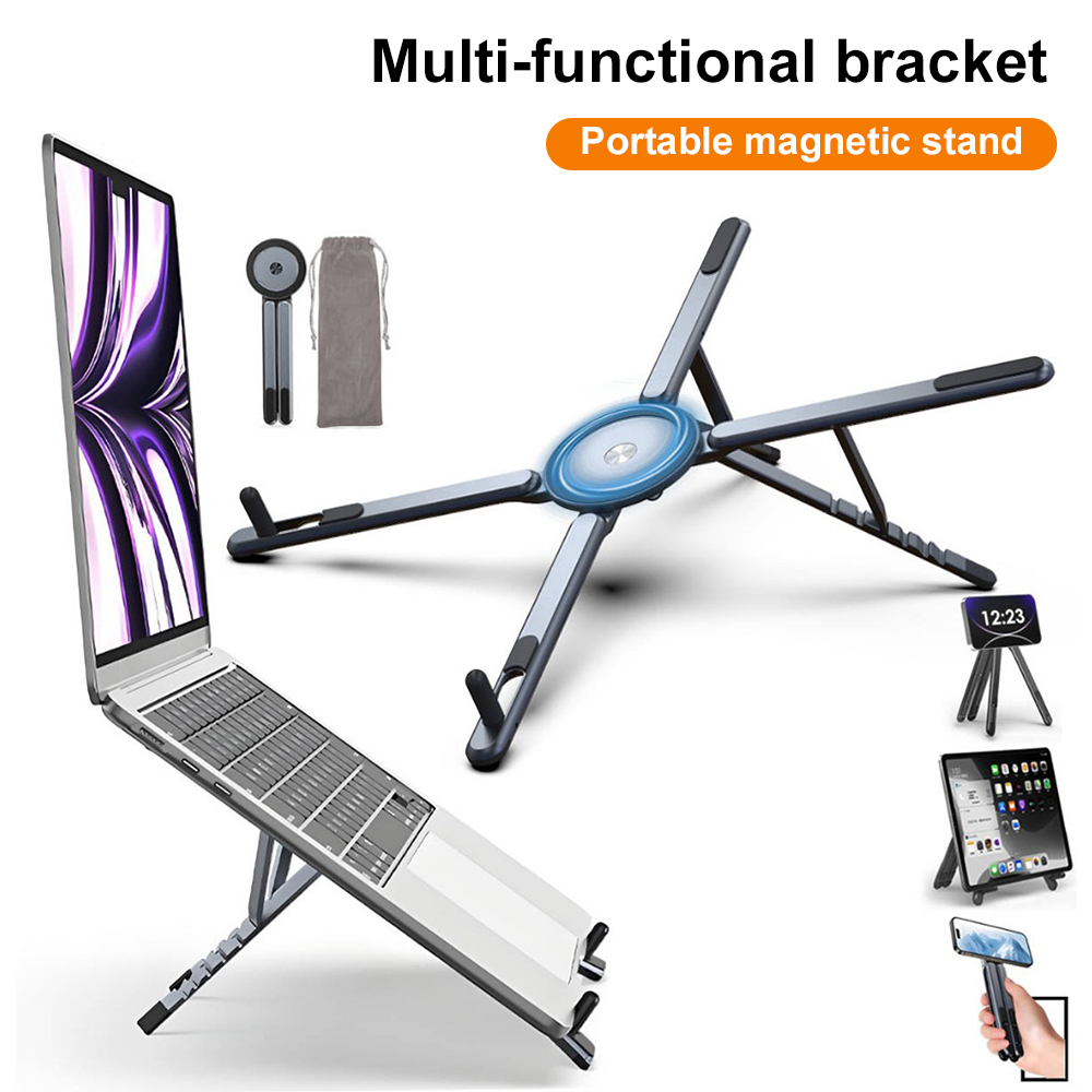 Tablet Phone Accessories - Portable Magnetic Phone Holder & Selfie