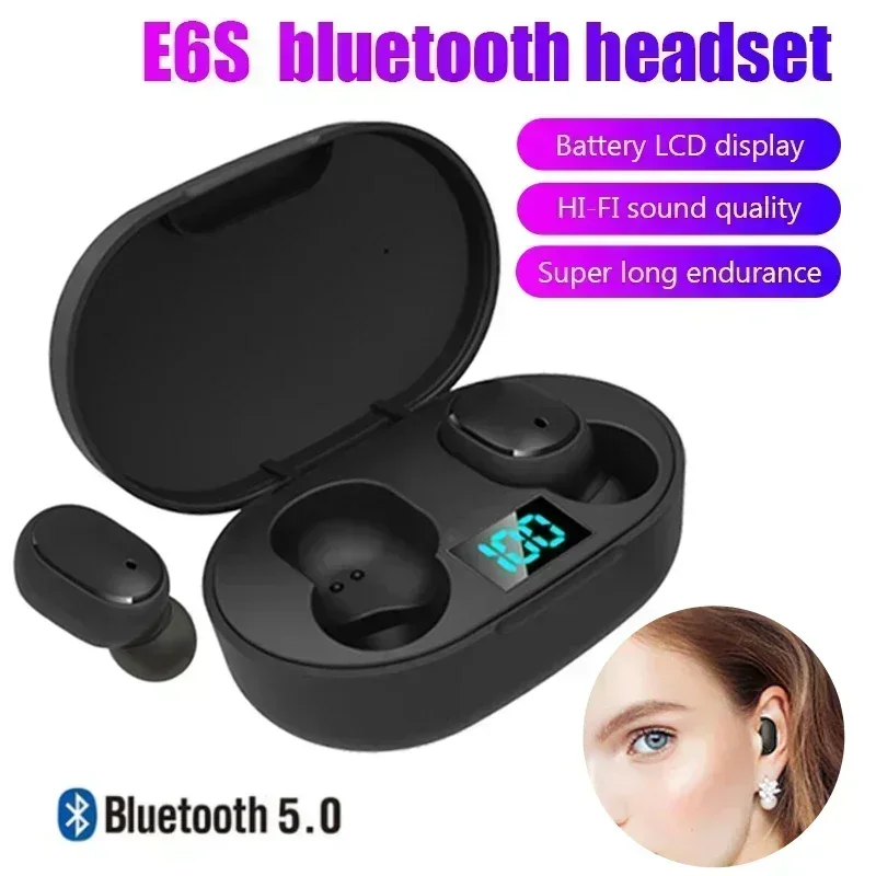 New TWS E6S wireless Bluetooth - огляд і ціна Wired Earphone Lightning