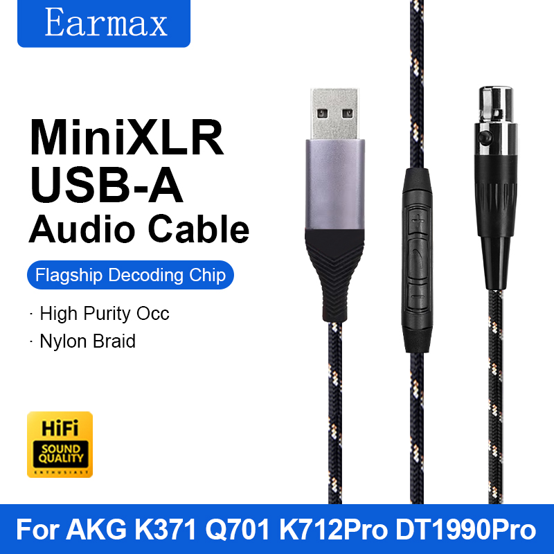 For AKG Q701 K240S K272 K371K7 - огляд і ціна Wired Earphone Lightning