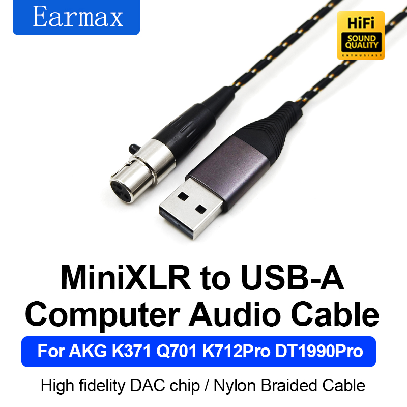 For AKG Q701 K240S K272 K371K7 - огляд і ціна Wired Earphone Lightning