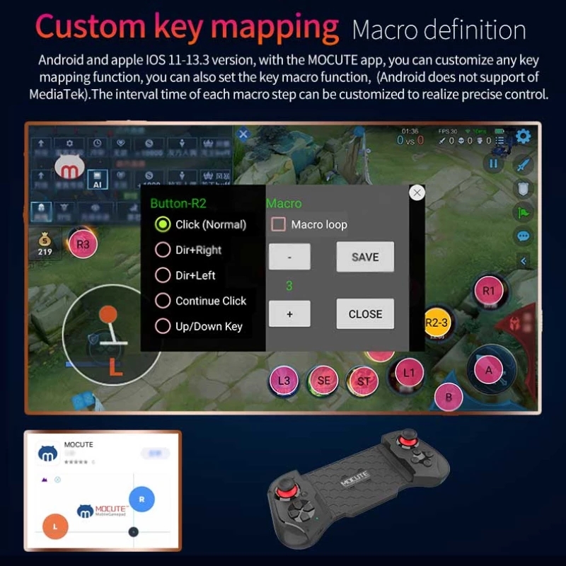 Gamepad For iPhone Android Cel - огляд і ціна Android Tablet Gaming Accessories