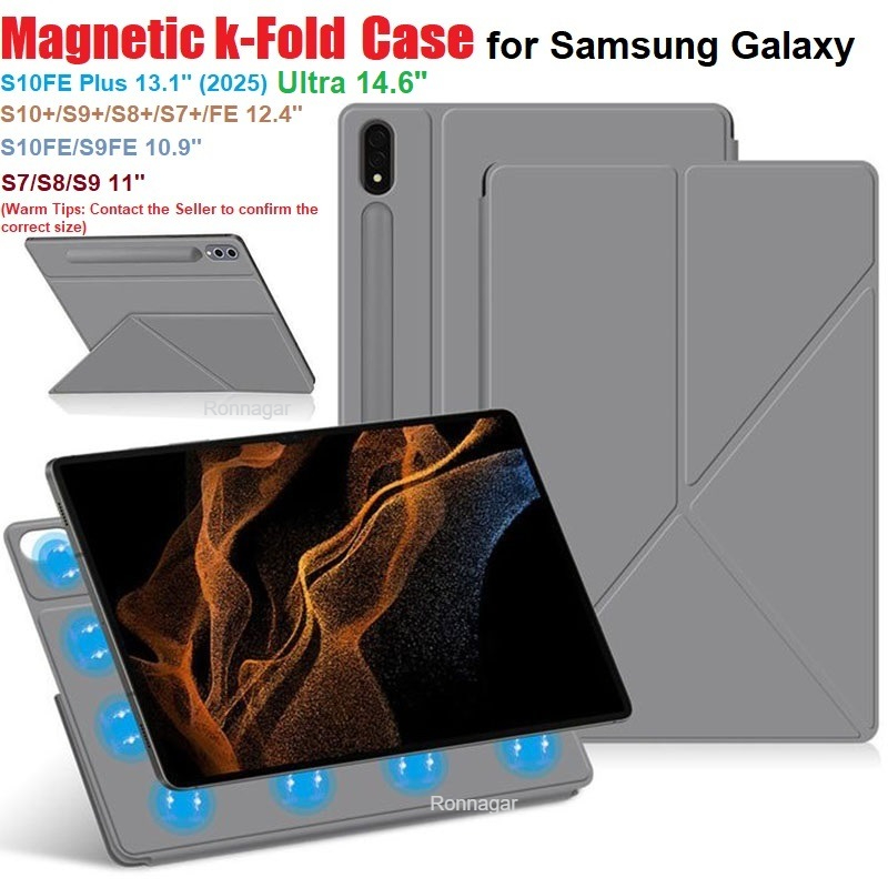 Magnetic Tablet Case For Samsu - огляд і ціна Samsung Tablet S9 Accessories