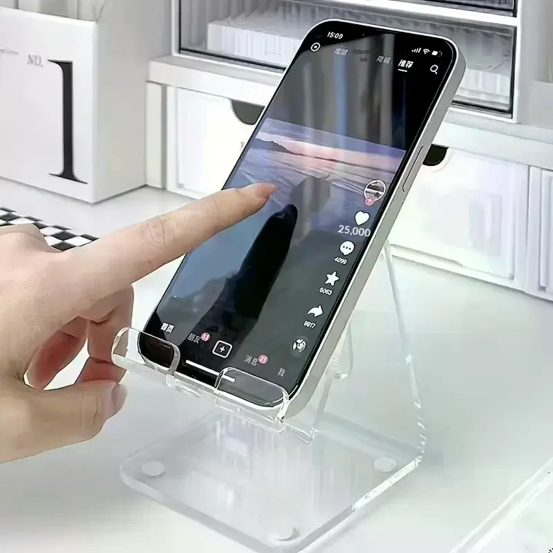 Transparent Acrylic Phone Stan - огляд і ціна Tablet Phone Accessories