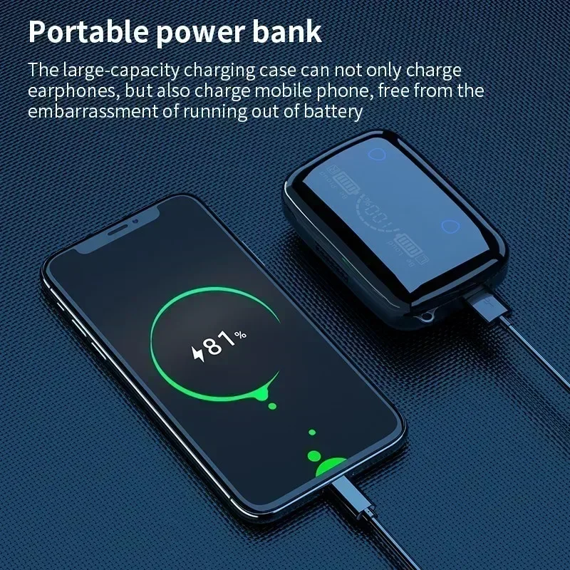 TWS Bluetooth Headphones 5.3 9 - огляд і ціна Wired Earphone Lightning