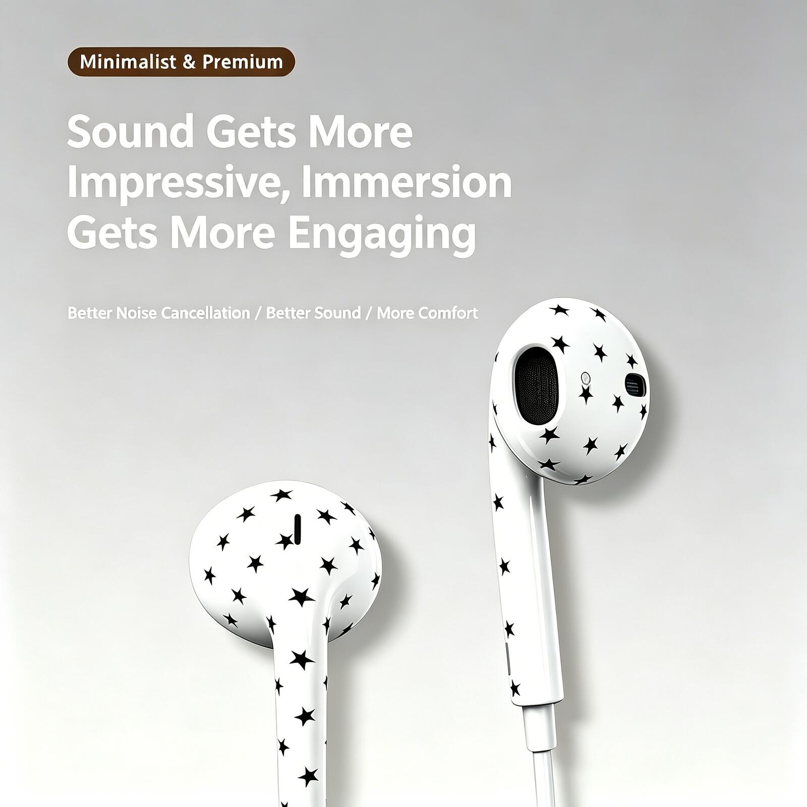 Fashion Type-C Wired Earphones - огляд і ціна Wired Earphone Lightning