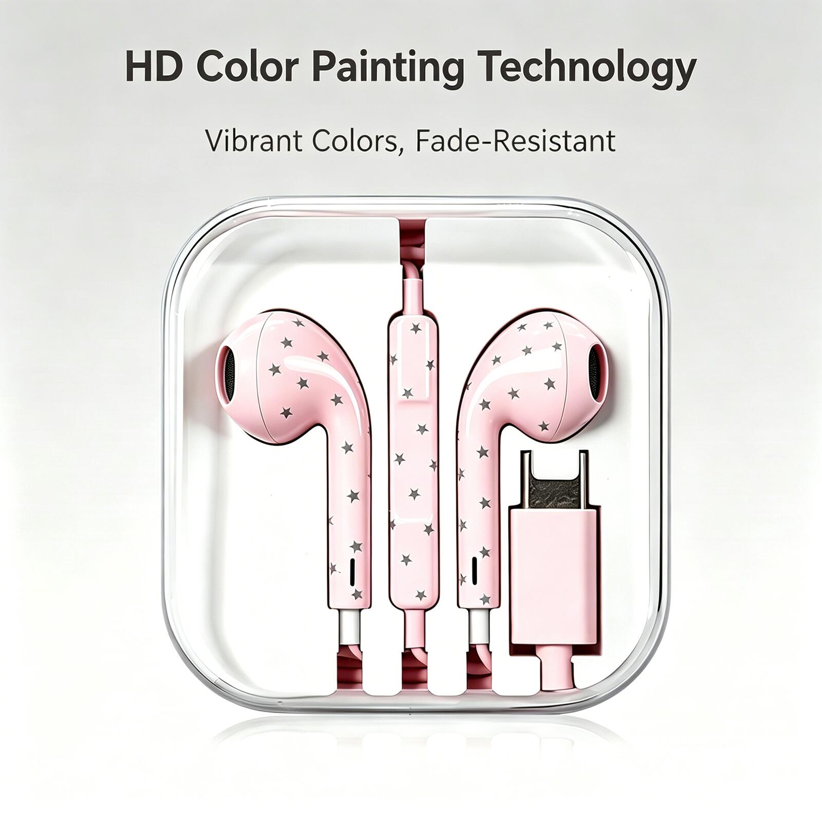 Fashion Type-C Wired Earphones - огляд і ціна Wired Earphone Lightning