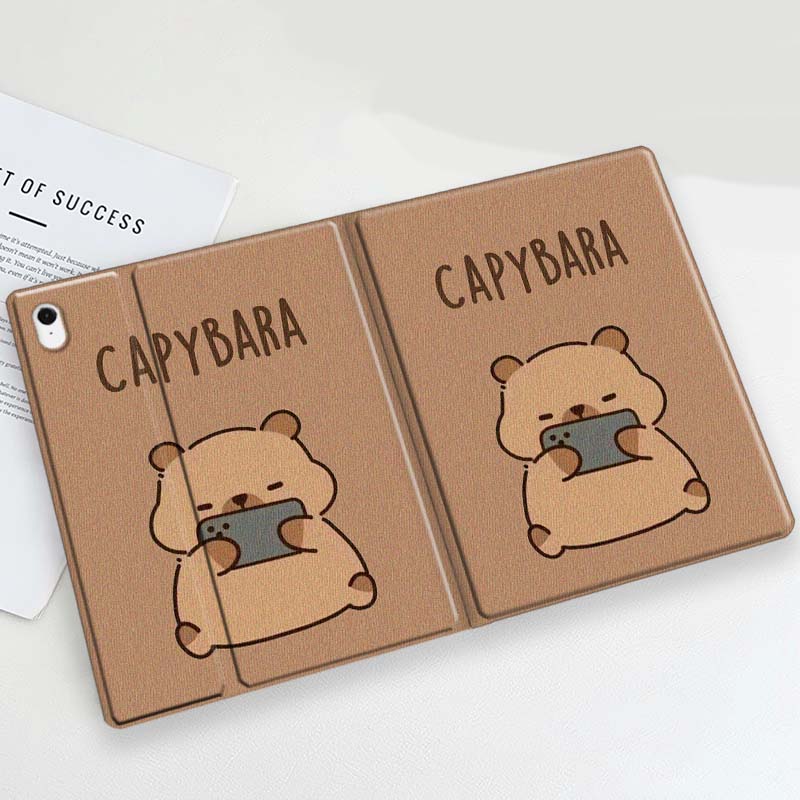 Cartoon Capybara Bubble Tea Fo - огляд і ціна Samsung Tablet S9 Accessories