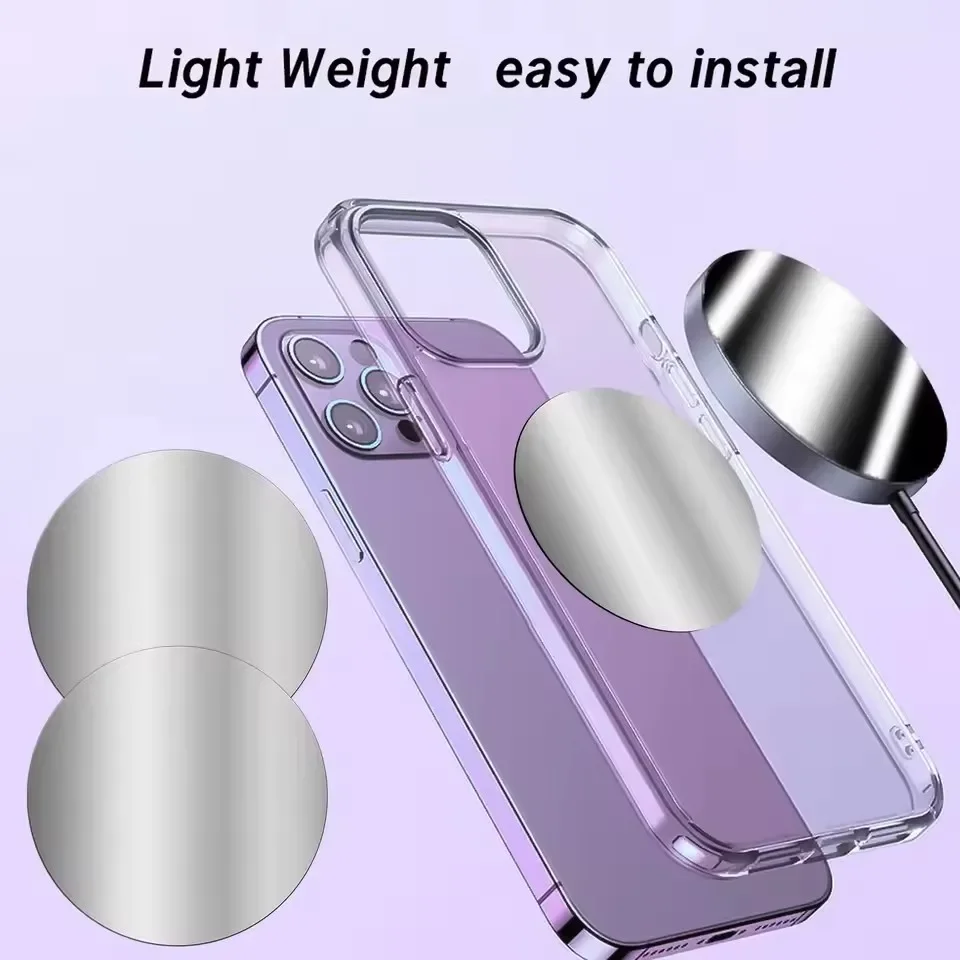 1-5PCS 8CM Magnetic Metal Plat - огляд і ціна Tablet Phone Accessories