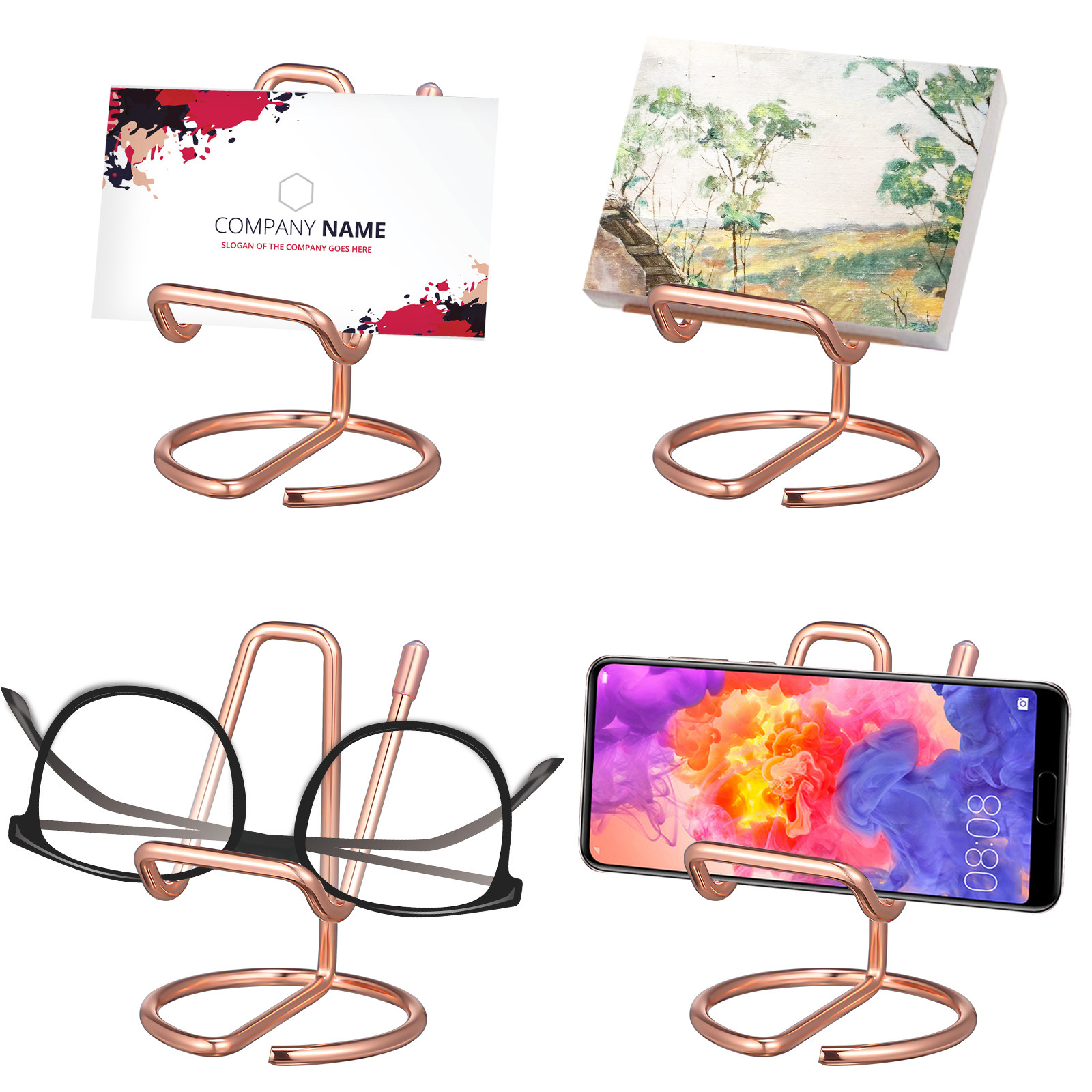 2Pcs Metal Phone Holder Deskto - огляд і ціна Tablet Reading Accessories