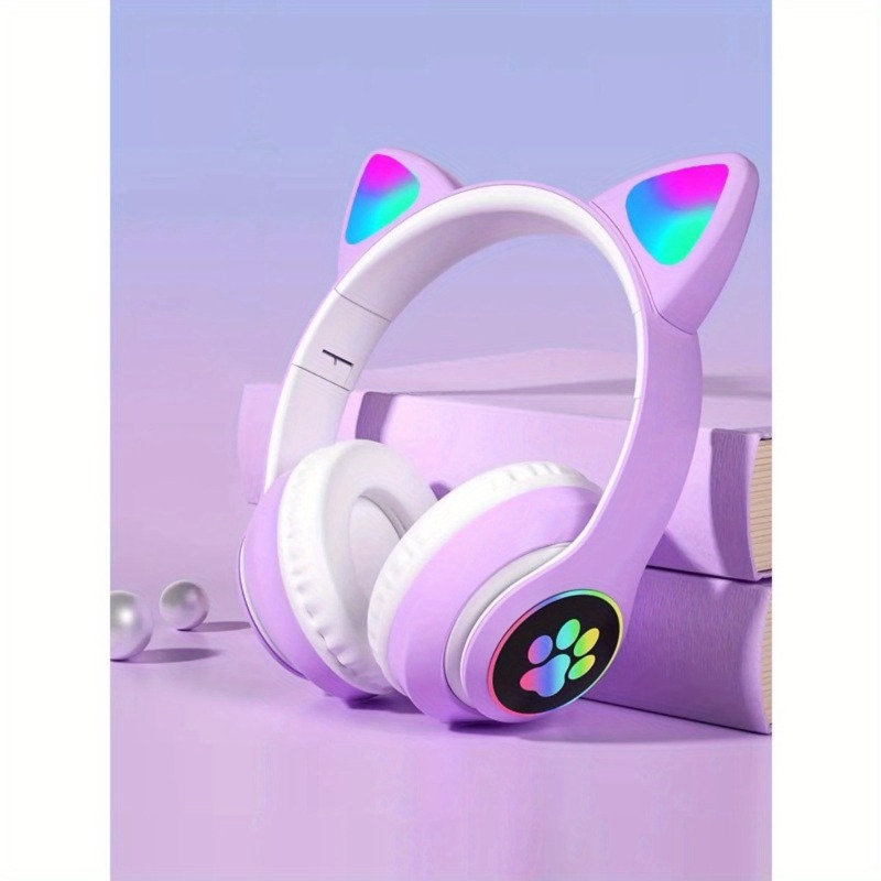 New Flash Light Cute Cat Ears  - огляд і ціна Wired Earphone Lightning