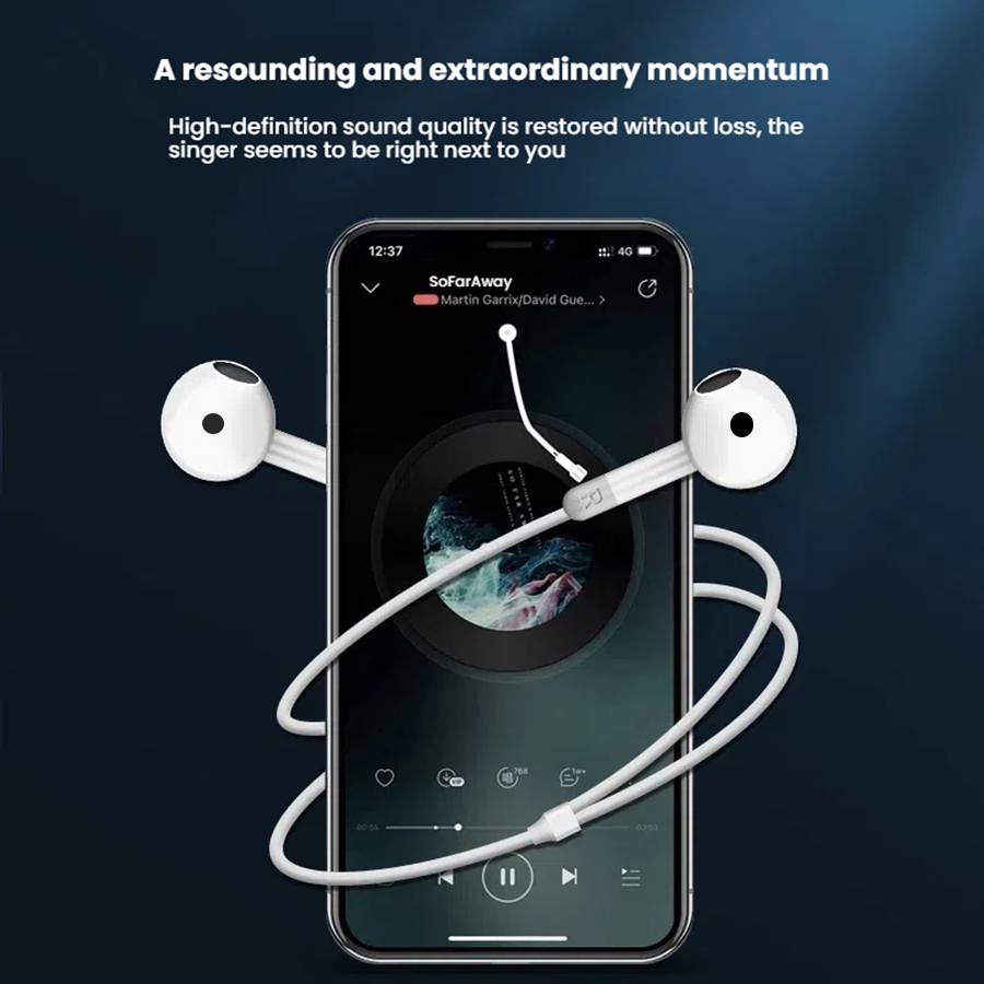 Wired Earphones For Apple iPho - огляд і ціна Wired Earphone Lightning
