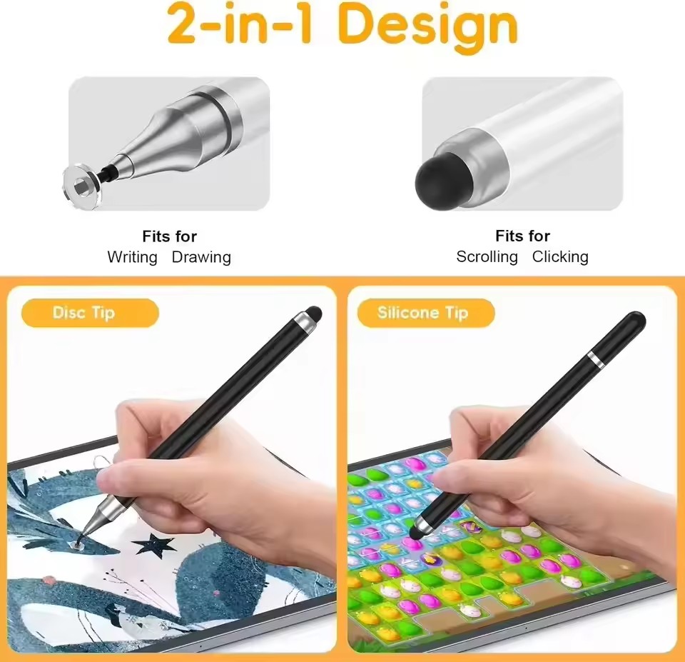 2 in 1 Universal Stylus Pen Fo - огляд і ціна Tablet Phone Accessories